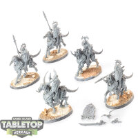 Ossiarch Bonereapers - 5 Kavalos Deathriders - unbemalt