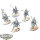 Ossiarch Bonereapers - 5 Kavalos Deathriders - unbemalt