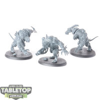 Skaven - 3 Rat Ogors - unbemalt