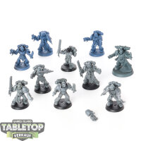 Space Wolves - 10 x Blood Claws klassisch - teilweise bemalt