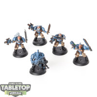 Space Wolves - 5 x Scouts klassisch - teilweise bemalt