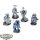 Space Wolves - 5 x Long Fangs - teilweise bemalt