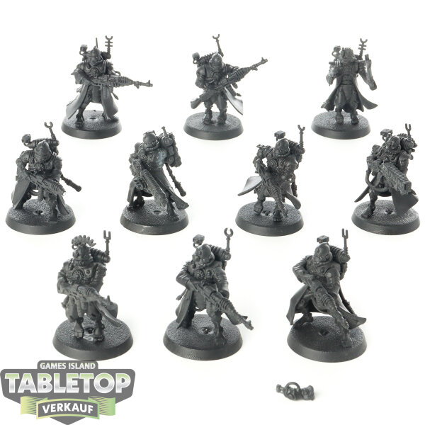 Adeptus Mechanicus - 10x Skitarii Vanguard - grundiert