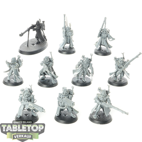 Adeptus Mechanicus - 10x Skitarii Rangers - teilweise bemalt