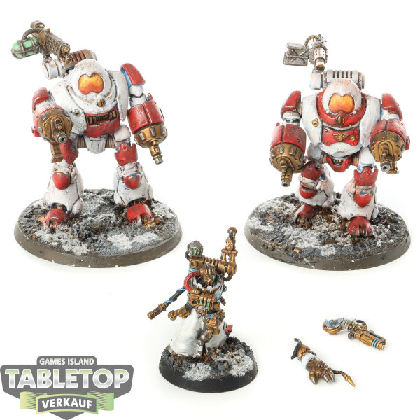 Adeptus Mechanicus - 2x Kastelan Robots - bemalt