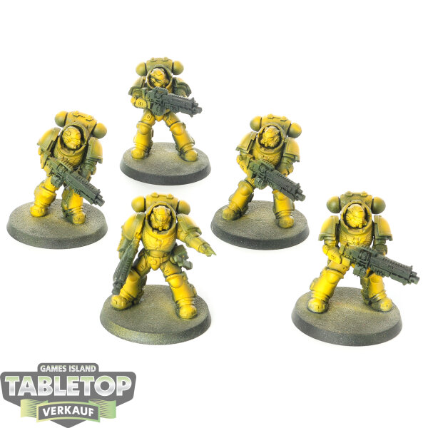 Space Marines - 5x Heavy Intercessor Squad - teilweise bemalt