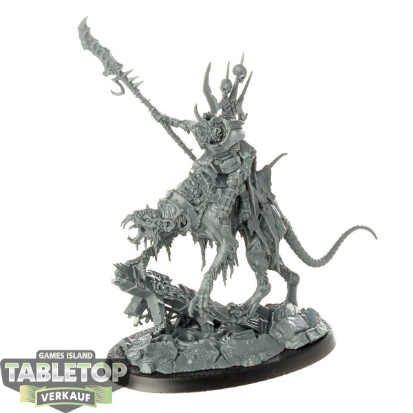 Skaven - Clawlord on Gnaw-beast - unbemalt