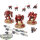 Tau Empire - 3x XV8 Crisis Battlesuit Team - bemalt