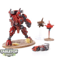 Tau Empire - XV95 Ghostkeel Battlesuit - bemalt