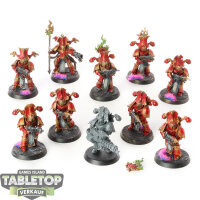 Thousand Sons - 10x Rubric Marines - teilweise bemalt