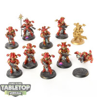 Thousand Sons - 10x Rubric Marines - teilweise bemalt