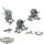 Necrons - 3x Tomb Blades - unbemalt