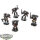 Blood Angels - 5x Death Company - bemalt