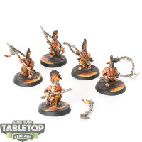 Fyreslayers - 5x Hearthguard Berzerkers - bemalt