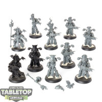 Thousand Sons - 10x Rubric Marines - teilweise bemalt