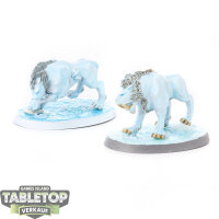 Ogor Mawtribes - 2 Frost Sabres - teilweise bemalt