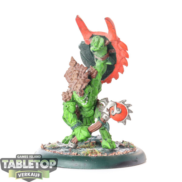 Lizardmen - Gor-Rok - teilweise bemalt