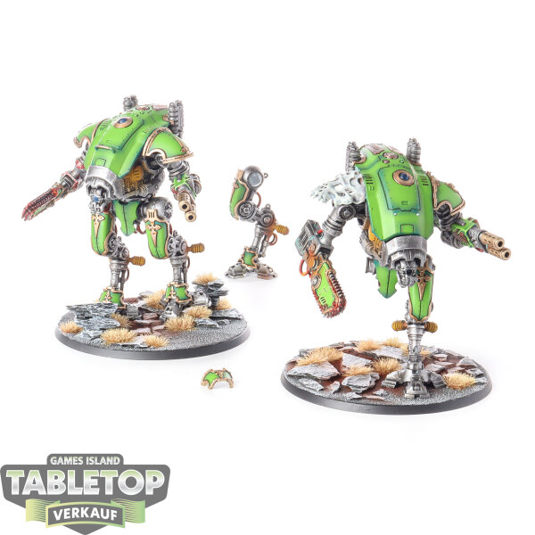 Imperial Knights - 2 Armiger Warglaives - bemalt