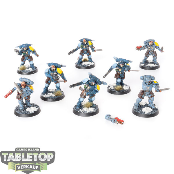 Space Wolves - 8 Reiver Squad - bemalt