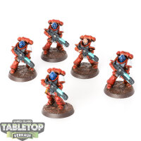 Space Marines - 5 Hellblaster Squad - teilweise bemalt