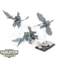 Kingdom of Bretonnia - 3 Pegasus Knights - unbemalt