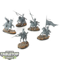 Soulblight Gravelords - 5 x Blood Knights - unbemalt
