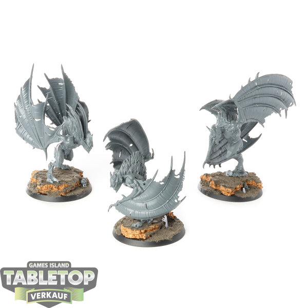 Soulblight Gravelords - 3 x Vargheists - unbemalt