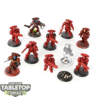Blood Angels - 10 x Intercessor Squad - teilweise bemalt