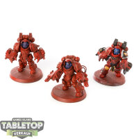 Blood Angels - 3 x Aggressor Squad - teilweise bemalt