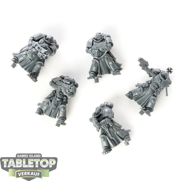 Space Marines - 5 x Sternguard Veteran Squad - unbemalt
