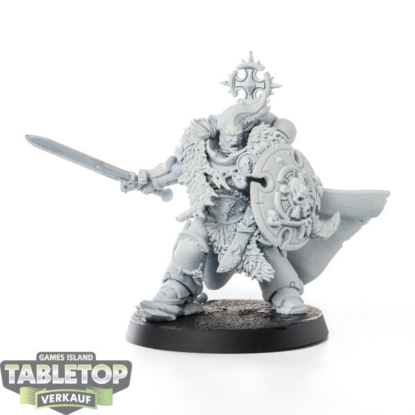 Space Wolves - Wolf Guard Battle Leader - grundiert
