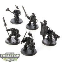 Grey Knights - 5 Grey Knights Paladins - grundiert