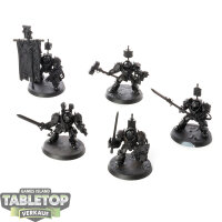 Grey Knights - 5 Grey Knights Paladins - grundiert