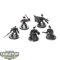 Grey Knights - 5 Grey Knights Paladins - grundiert