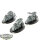 Space Marines - 3 x Outriders - unbemalt