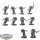 Space Marines - 10 x Assault Intercessor Squad - bemalt