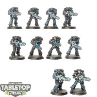 Space Marines - 10 x Hellblaster Squad - bemalt