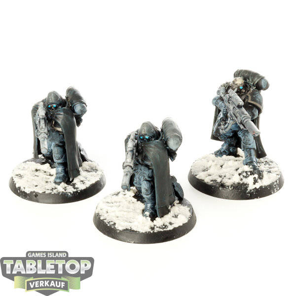 Space Marines - 3 x Eliminators - bemalt