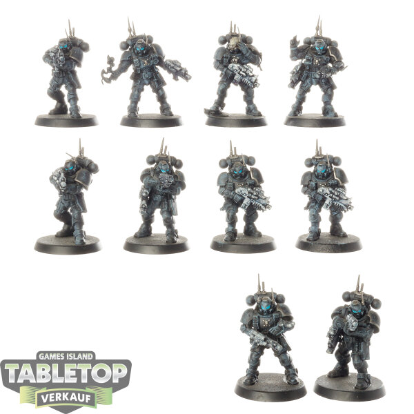 Space Marines - 10 x Infiltrator Squad - bemalt