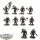 Blades of Khorne - 10 x Blood Warriors - teilweise bemalt