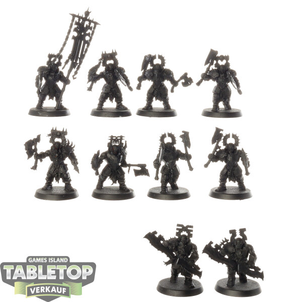 Blades of Khorne - 10 x Blood Warriors - grundiert