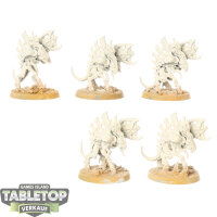 Tyraniden - 5 x Barbgaunts - grundiert