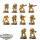 Space Marines - 10x Hellblaster Squad - bemalt