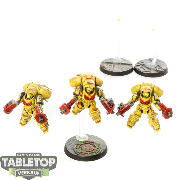 Imperial Fists - 3x Inceptor Squad - bemalt