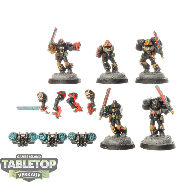 Blood Angels - 5x Death Company klassisch - bemalt