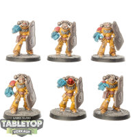 Imperial Fists - 6x Intercessor Squad - bemalt