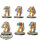 Imperial Fists - 6x Intercessor Squad - bemalt