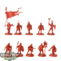 Cities of Sigmar - 10x Freeguild Steelhelms - grundiert
