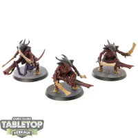 Tyraniden - 3 Tyranid Warriors - bemalt
