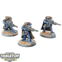 Space Marines - 3 Eliminators - bemalt